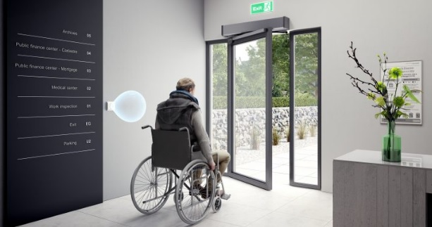 Cửa tự động công nghệ hỗ trợ người khuyết tật